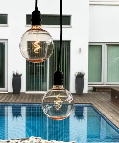 E27 Glob120 Lågvolt 12V 0,3Watt Vintage 30lm Klar LED-Lampa