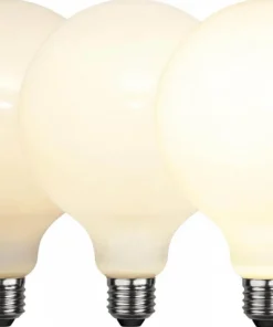 E27 Glob125 RA90 3-Stegs Dimbar 7.5W 2700K 800lm Opal LED-Lampa