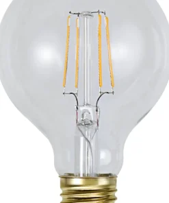 E27 Glob80 SoftGlow Dimbar 1.6W 2100K 140lm Klar LED-Lampa