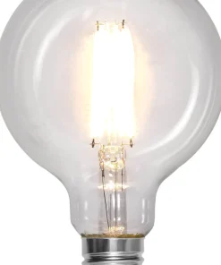E27 95-Glob Vit Dimbar 7W 2700K 806lm Klar LED-Lampa