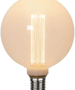E27 Glob125 1W 2000K 50lm Opal/vit LED-Lampa