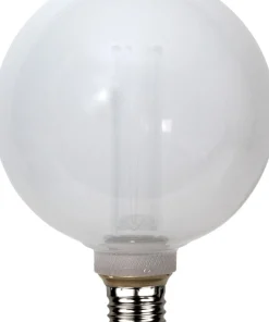 E27 Glob125 1W 2000K 50lm Opal/vit LED-Lampa