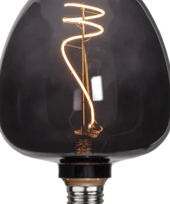 E27 Glob125 2W 2200K 40lm Svart LED-Lampa