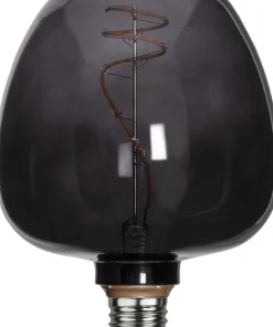 E27 Glob125 2W 2200K 40lm Svart LED-Lampa