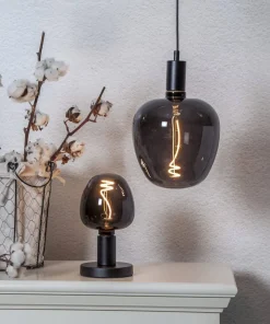 E27 Glob125 2W 2200K 40lm Svart LED-Lampa