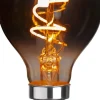 E14 GRACE Klot Decoled Smoke 3W 1800K 50lm LED-Lampa