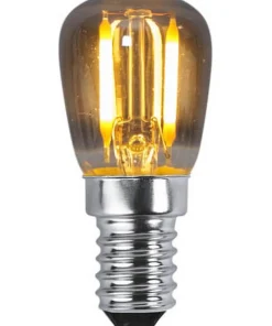 E14 Heavy smoke SoftGlow Päron 1.4W 2200K 30lm LED-Lampa