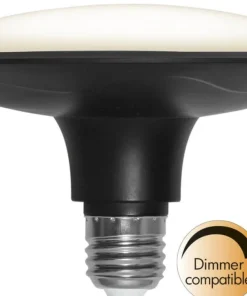 E27 High Lumen 20W 3000k 1300lm Dimbar Svart LED-Lampa