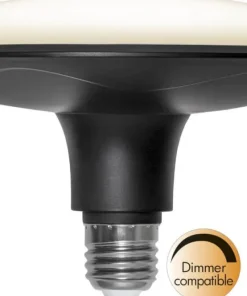 E27 High Lumen 25W 3000k 1600lm Svart LED-Lampa