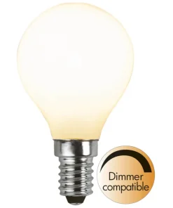 E14 Klot Dimbar RA90 Opal 5W 3000K 450lm LED-Lampa