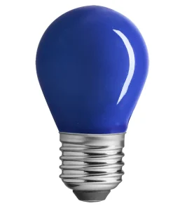 E27 Klot Partylampa Blå 4W 20lm Dimbar