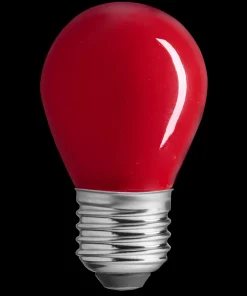 E27 Klot Partylampa Röd 4W 90lm Dimbar