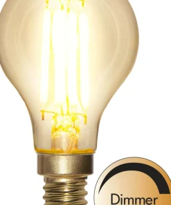 E14 Klot SoftGlow Dimbar 4,5W 2100K 470lm Klar LED-Lampa