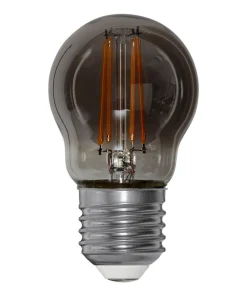 E27 Klot 3-Steg Dimbar Minne SoftGlow 2.9W 2200K 150lm Rökfärgad