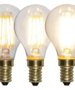 E14 Klot 3-Stegs Dimbar Minne SoftGlow 4W 2100K 400lm LED-Lampa