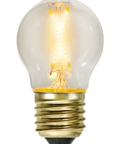 E27 Klot 0.5W 2100K 30lm Klar LED-Lampa