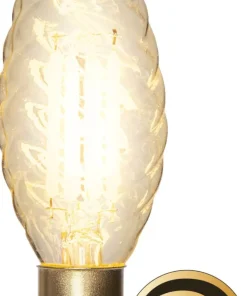 E14 Kron Vriden softglow Dimbar 4.5W 2100K 470lm Klar LED-Lampa