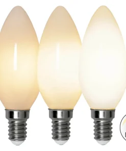 E14 Kronljus 3-Steg Dimbar Minne Opal 4W 2700K 380lm LED-Lampa