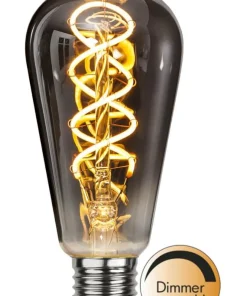 E27 Navigation Dimbar Decoled Spiral Smoke 2W 2100K 45lm LED-Lampa