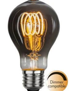 E27 Normal Dimbar Decoled Rökfärgad 2W 2100K 50lm LED-Lampa