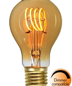 E27 Normal Dimbar 2.5W 2000K 110lm Amber LED-Lampa