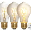 E27 Normal 3-steg Dimbar 4W 2100K 270lm Klar LED-Lampa