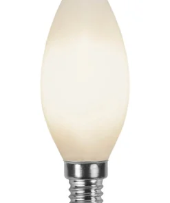 E14 Opal RA90 Kronljus 2W 2700K 150lm LED-Lampa