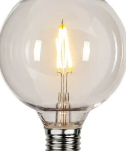 E27 PC Cover Glob95 1W 2200k 90lm LED-Lampa