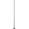 E27 Pendelupphäng 125cm plastkabel Svart