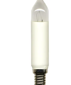 E14 Reservlampa 2-pack 34V 10,5cm Klar/Vit