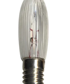E10 Reservlampa 3-pack 24V Transparent