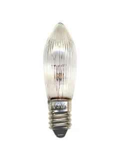 E10 Reservlampa 3-pack 55V Transparent