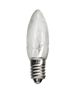 E10 Reservlampa 3-pack 14V Transparent