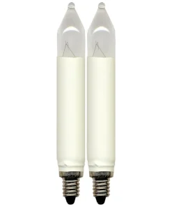 E10 Reservlampa Skaftlampa 2-Pack 8V Klar