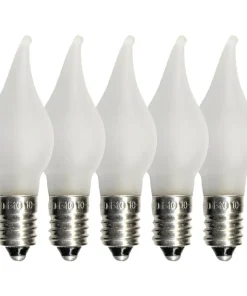 E10 Reservlampa Topplampa 3-pack LED Frostad