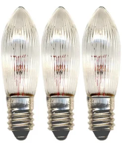 E10 Reservlampa Topplampa 3-Pack 12V Klar