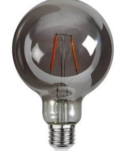 E27 Rökfärgad Glob95 1.8W 2100k 80lm LED-Lampa
