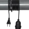 E27 Sladdställ Basic 3,5m Svart