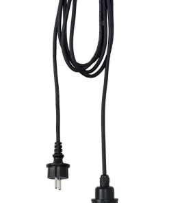 E27 Sladdställ Utomhus IP44 350cm Svart