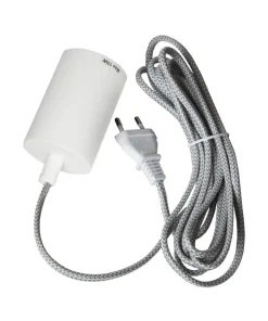 E27 SLIM Sladdställ 3,5m Vit