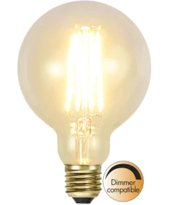 E27 SoftGlow Dimbar Glob95 3.6W 2100K 320lm LED-Lampa