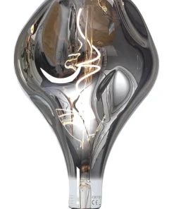 E27 3-Stegs Dimbar Deco165 4W 2100K 90lm Smoke LED-Lampa