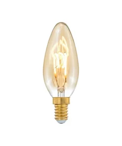 E14 3-Stegs Dimbar Kronljus 3/2,2/0,8W 150lm 1800K Amber