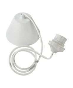 E27 Takupphäng Bas 1,2m Vit