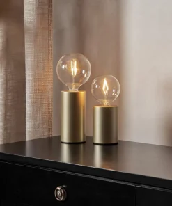 E27 TINY Lampfot 14cm Guld