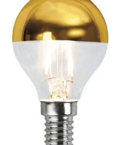 E14 Toppförseglad Klot 13,5W 2700K 250lm Guld LED-Lampa