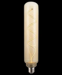E27 TUBE NERO Gold Dimbar 4,9W 1800K 55lm LED-Lampa