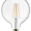 E27 UNI-LEDISON Glob125 Klar 2200K 7,5W 700lm Dimbar