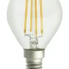 E14 UNI-LEDISON Klot Klar 2200K 4W 350lm Dimbar