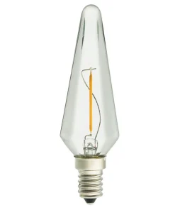 E14 UNI-LEDISON Kron Prisma Klar 1W 2700K 100lm LED-Lampa